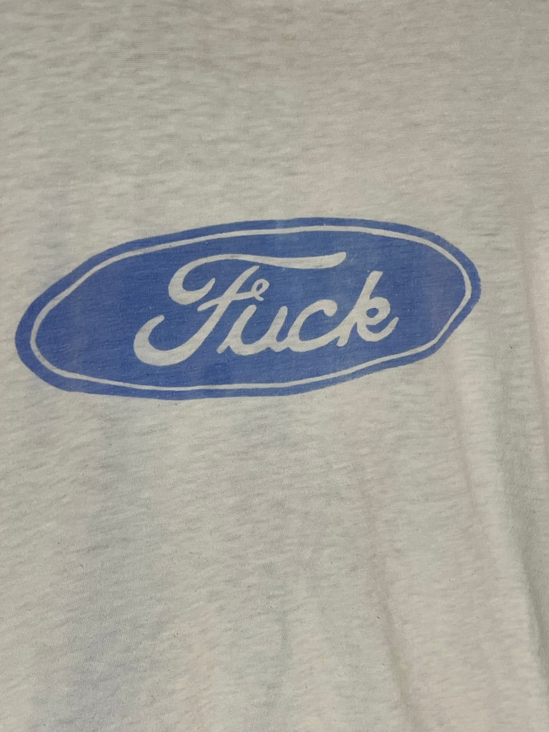 80’s Super Thin Ford Parody ‘FUCK’ Shirt 상품이미지3