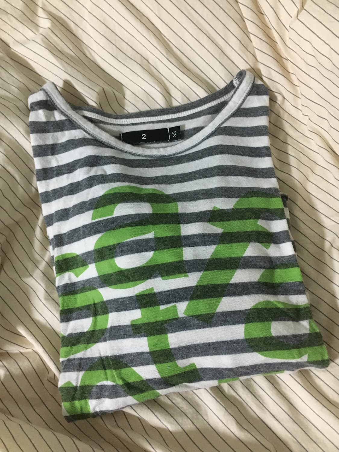 사파리스팟 스트라이프 보더티 1/2 2사이즈 상품이미지2