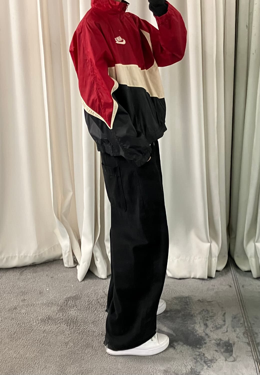 90's 나이키 빅 스우시 바람막이 M 상품이미지7