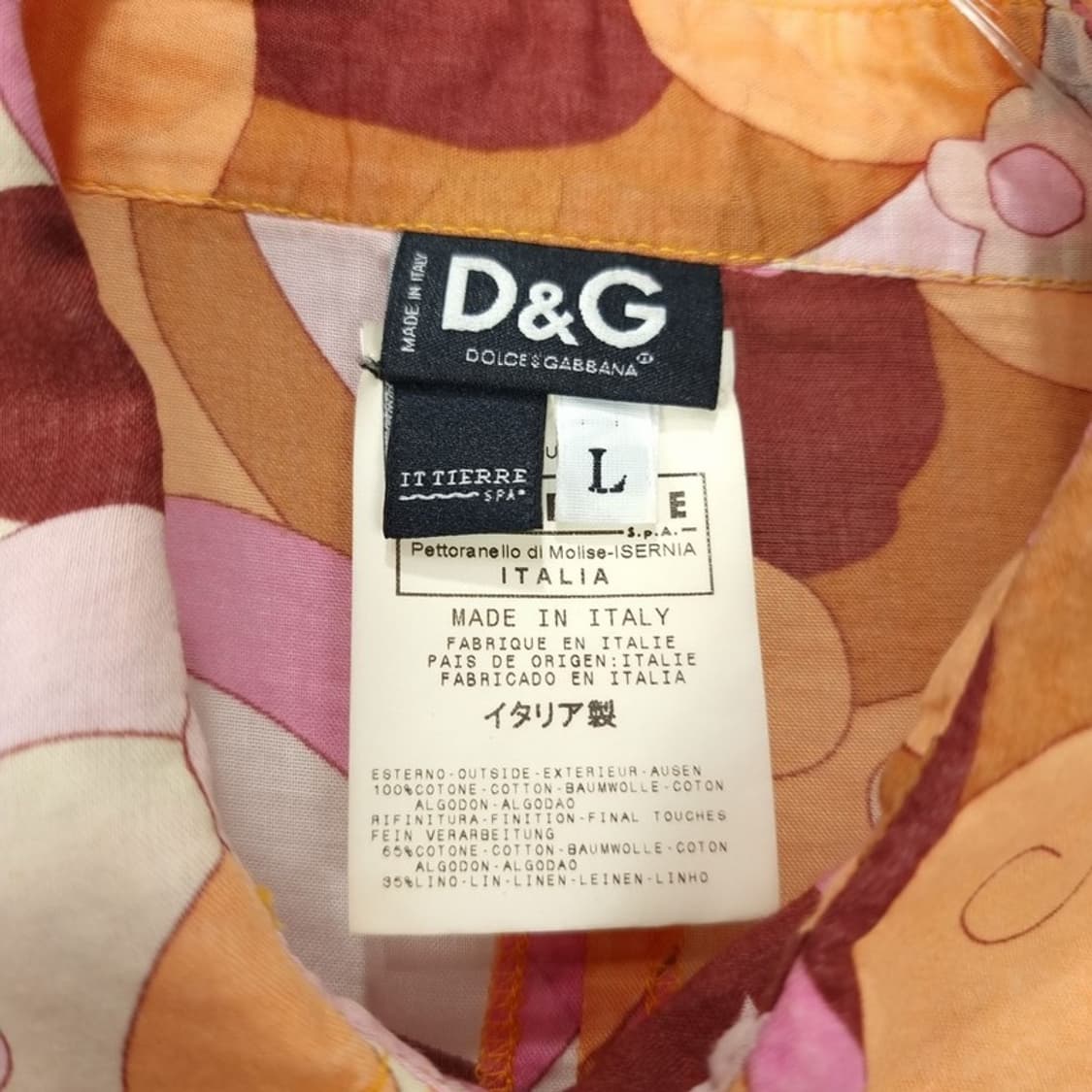 [돌체앤가바나] 빈티지 프로랄 패턴 셔츠 P00970 상품이미지8