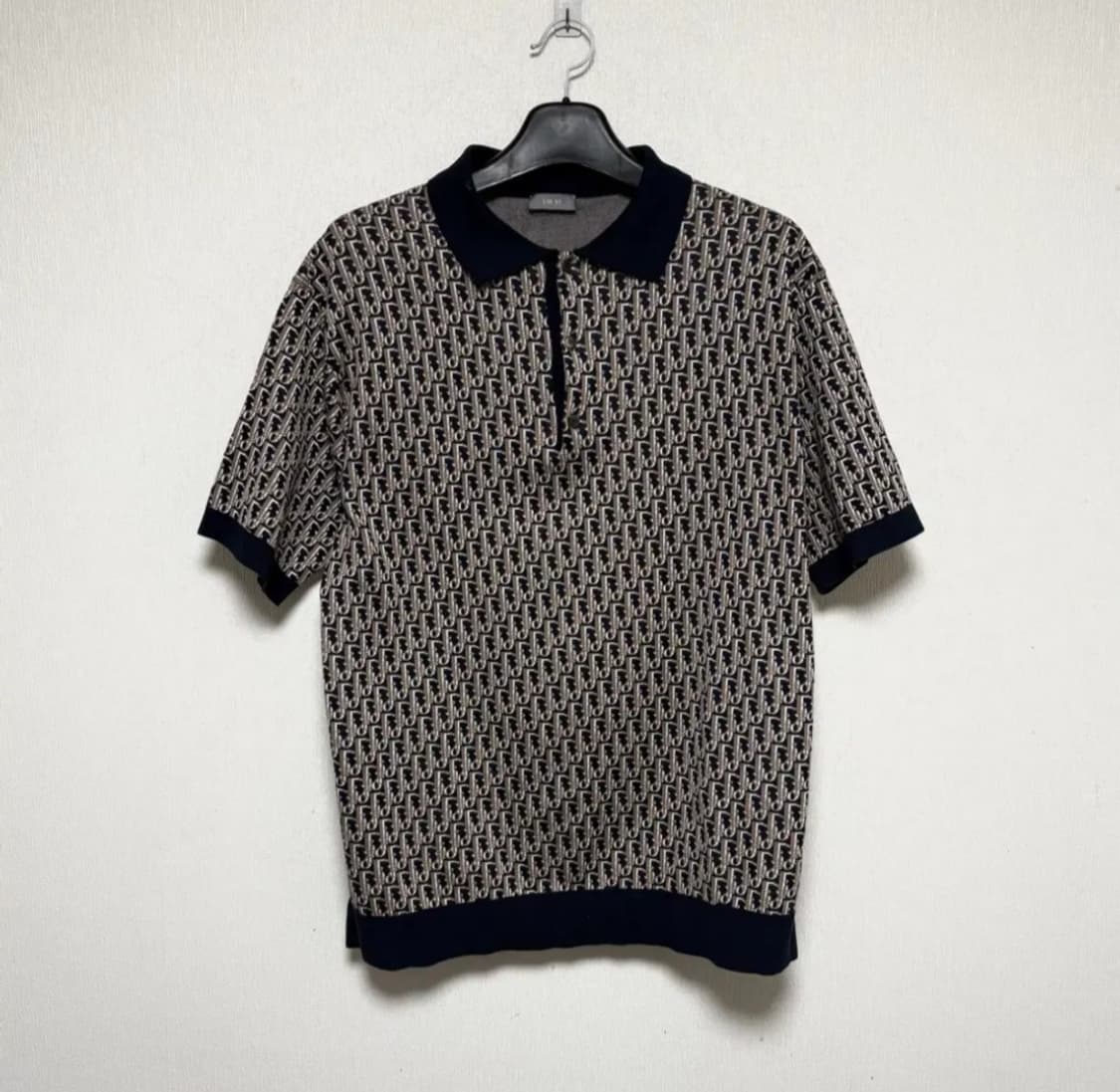 [L] 디올 오블리크 자카드 폴로 카라티 상품이미지1