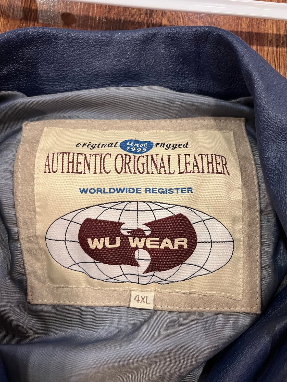 빅사이즈 wuwear 우웨어 가죽자켓 4xl 상품이미지3