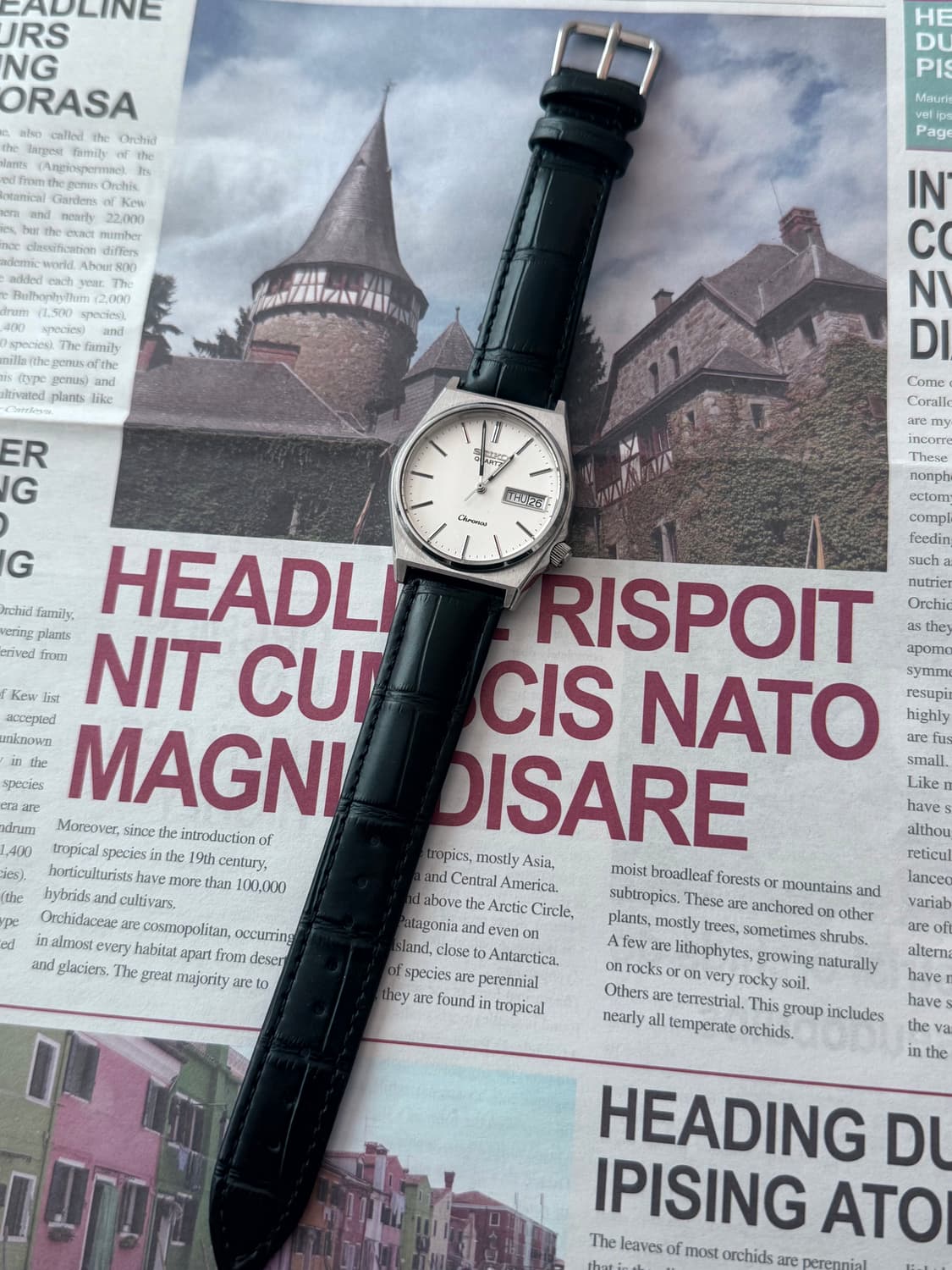 세이코 Seiko Chronos 쿼츠 데이 데이트 상품이미지2