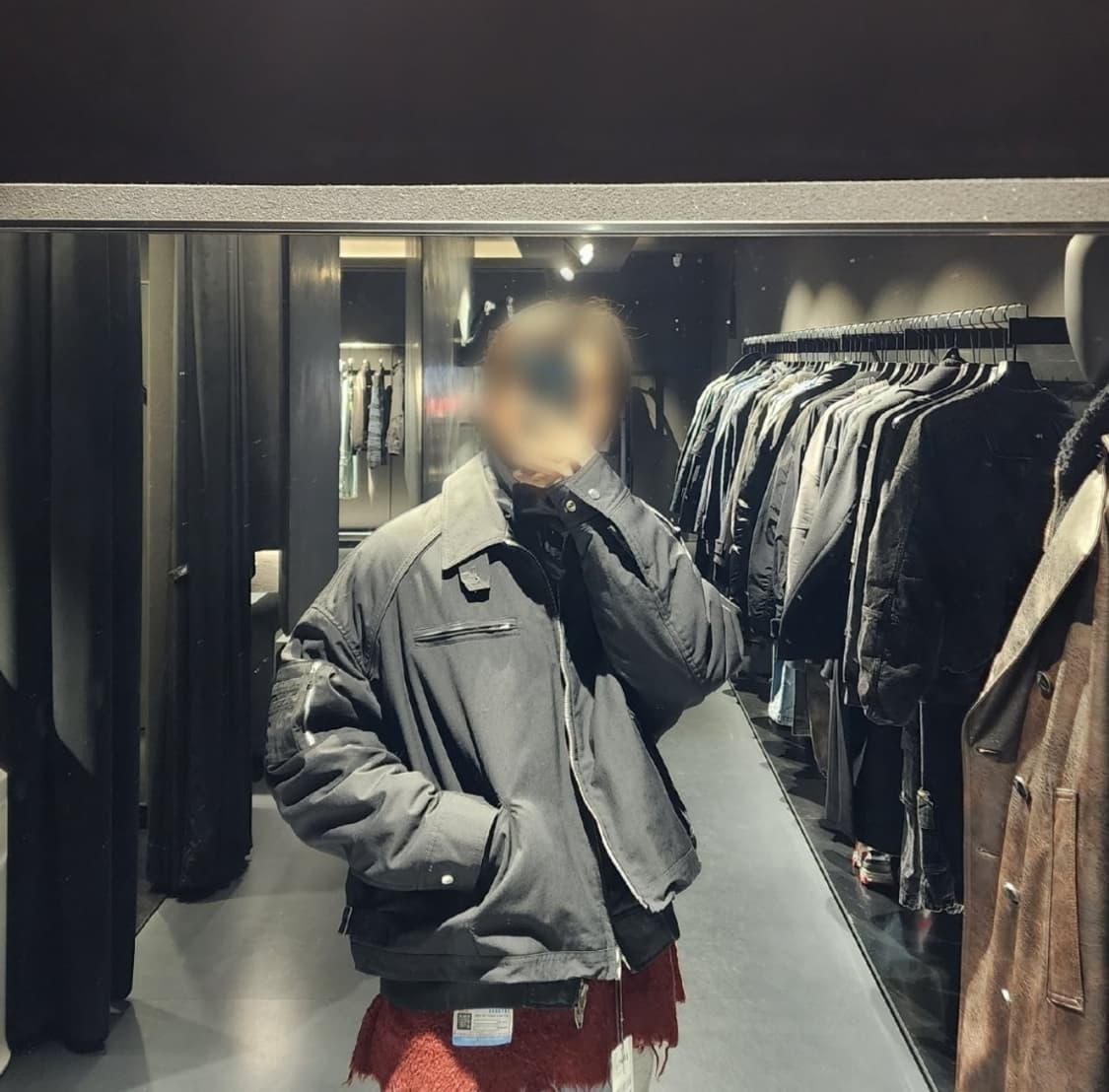 준지 149만 레이어드 워크 마원 봄버 상품이미지10