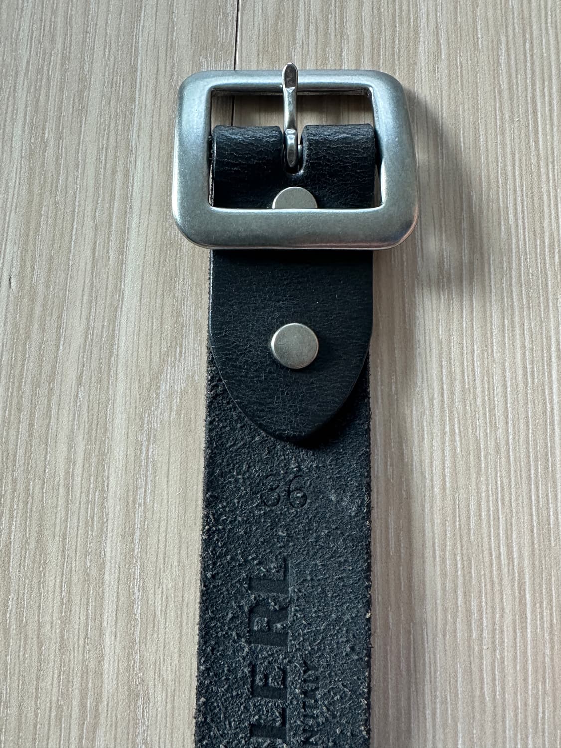 RRL 핸드 버니시 레더 벨트(36) 상품이미지2