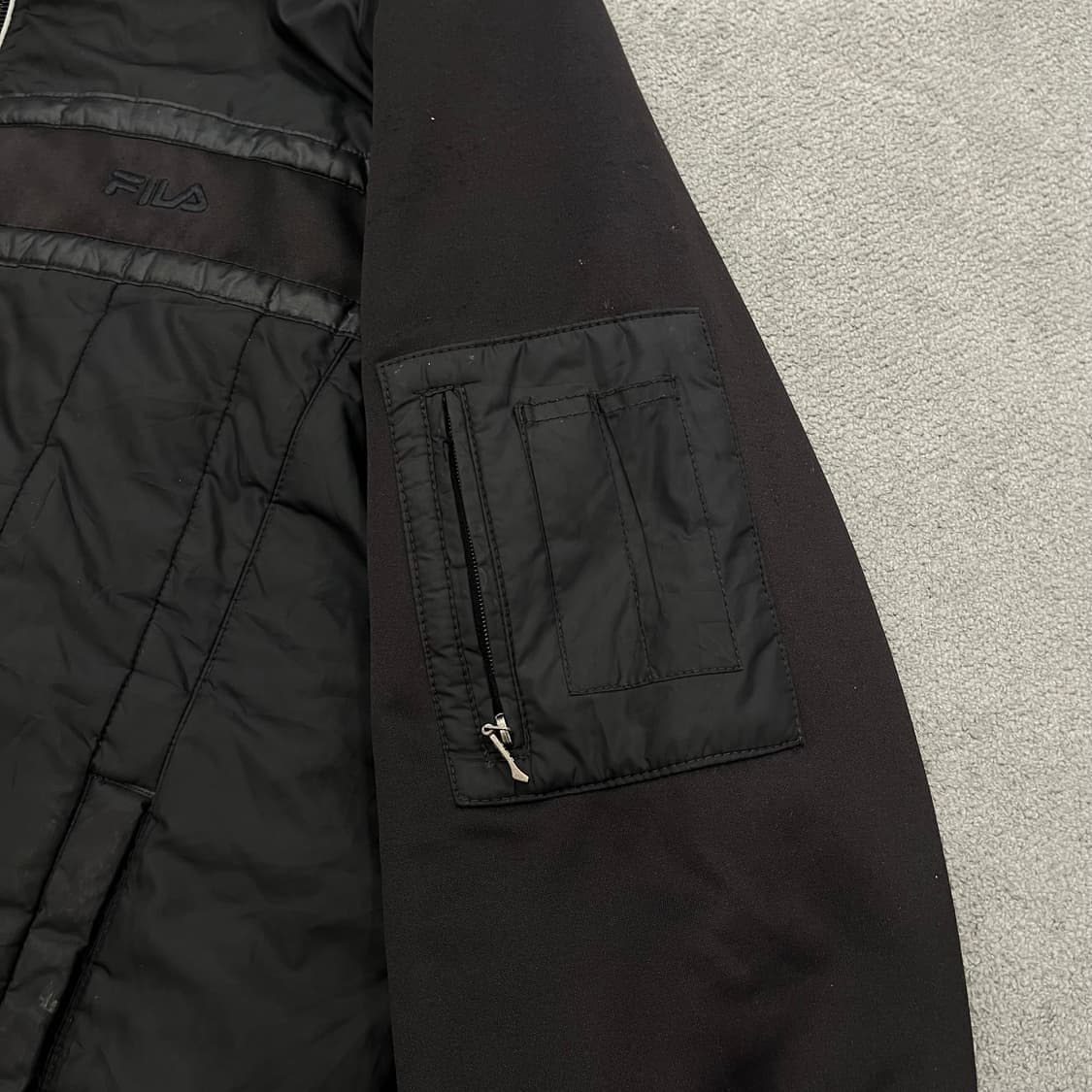 95 FILA 블랙 퀄팅 자켓 상품이미지4