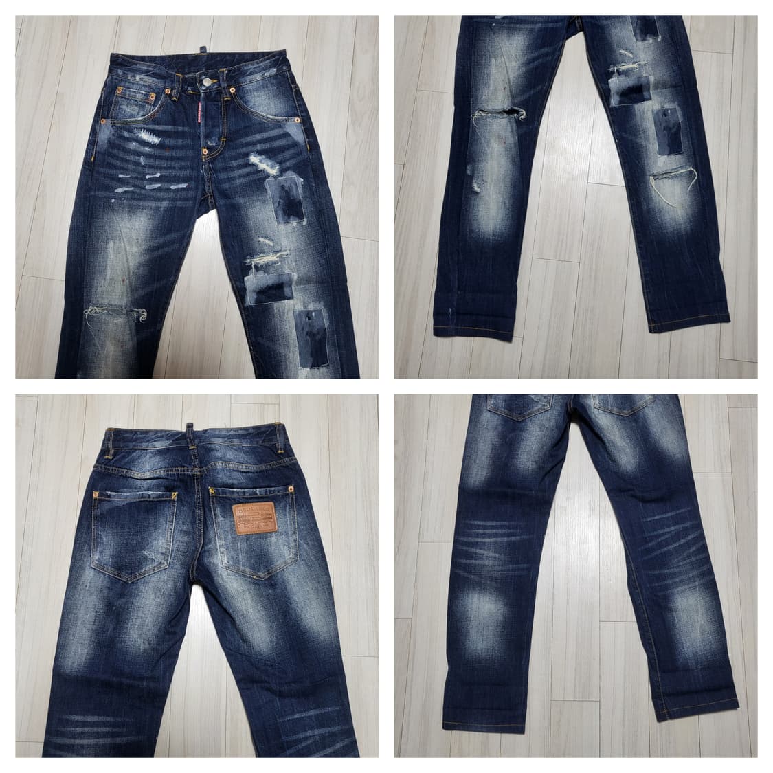 (44) DSQUARED2 디스퀘어드2 디스트로이드 리페어 데님팬츠 상품이미지6
