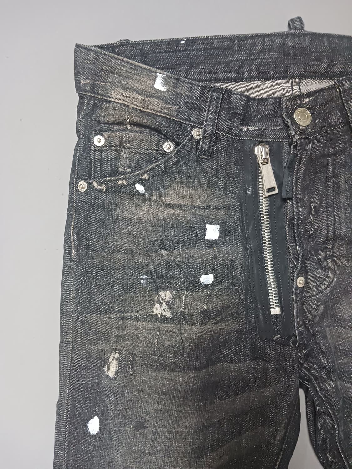 [46] 디스퀘어드2 앞지퍼 쿨가이 블랙진 청바지 30 29 상품이미지2