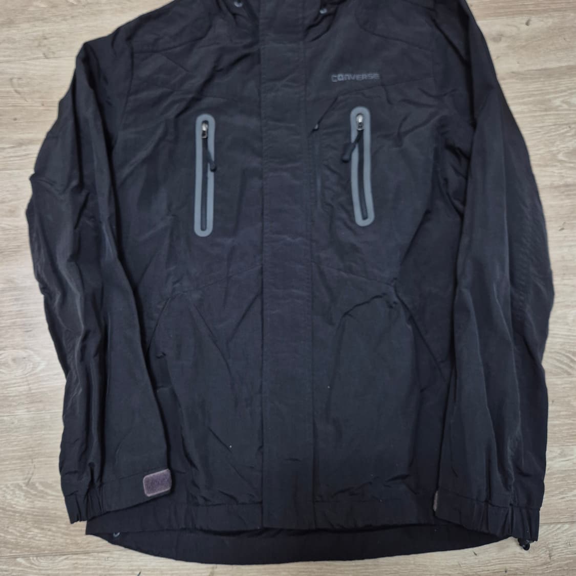 컨버스 올스타 로고 바람막이 후드자켓 S(90) 상품이미지3