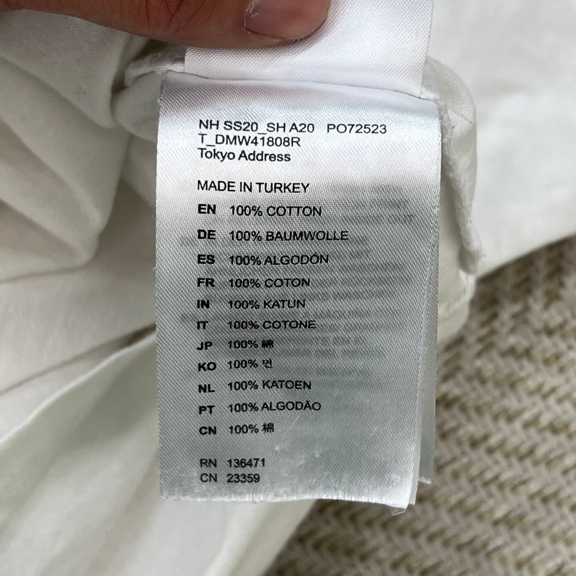 데우스 로고 반팔티 r3515 상품이미지9