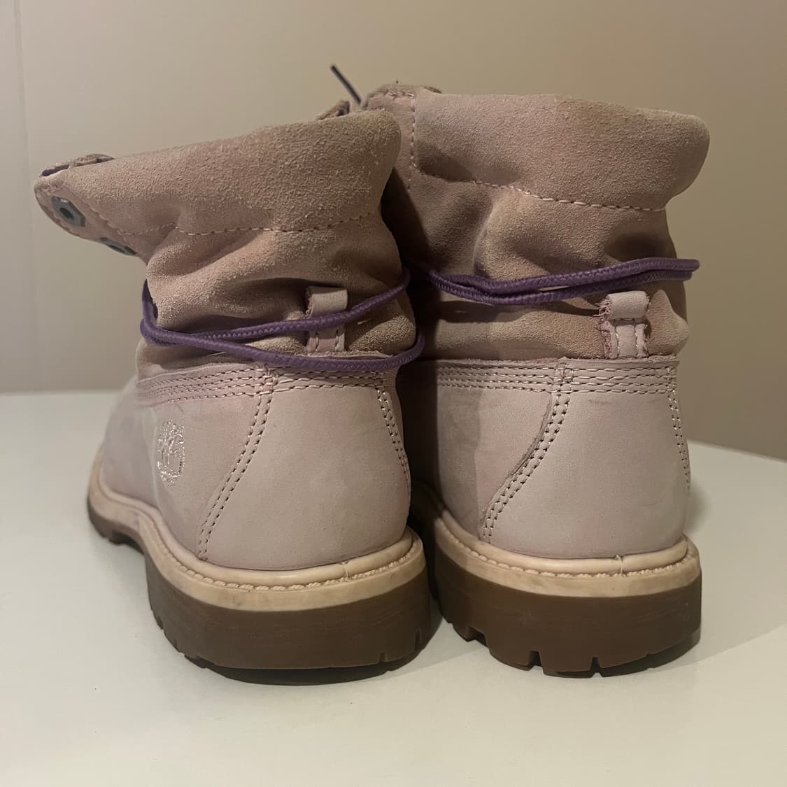 팀버랜드 롤탑 부츠 베이지 핑크 상품이미지3