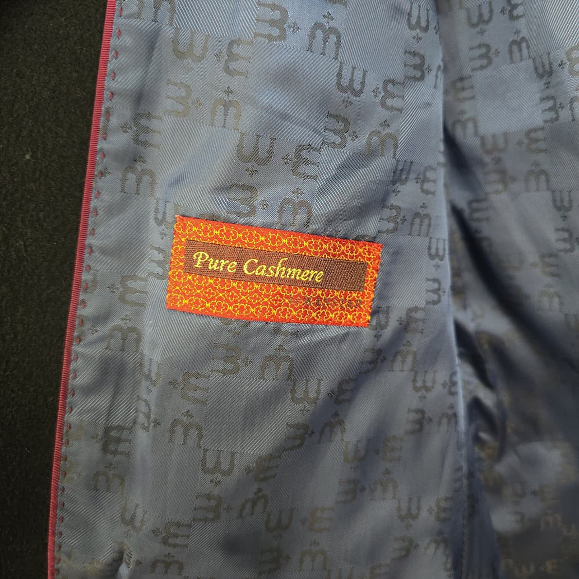 남성 맨스타 MANSTAR 캐시미어 싱글 코트 100(L) 상품이미지5