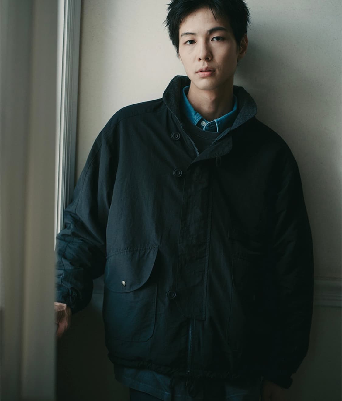 오헤시오 OHESHIO NTC REVERSIBLE YACHT PARKA 상품이미지2