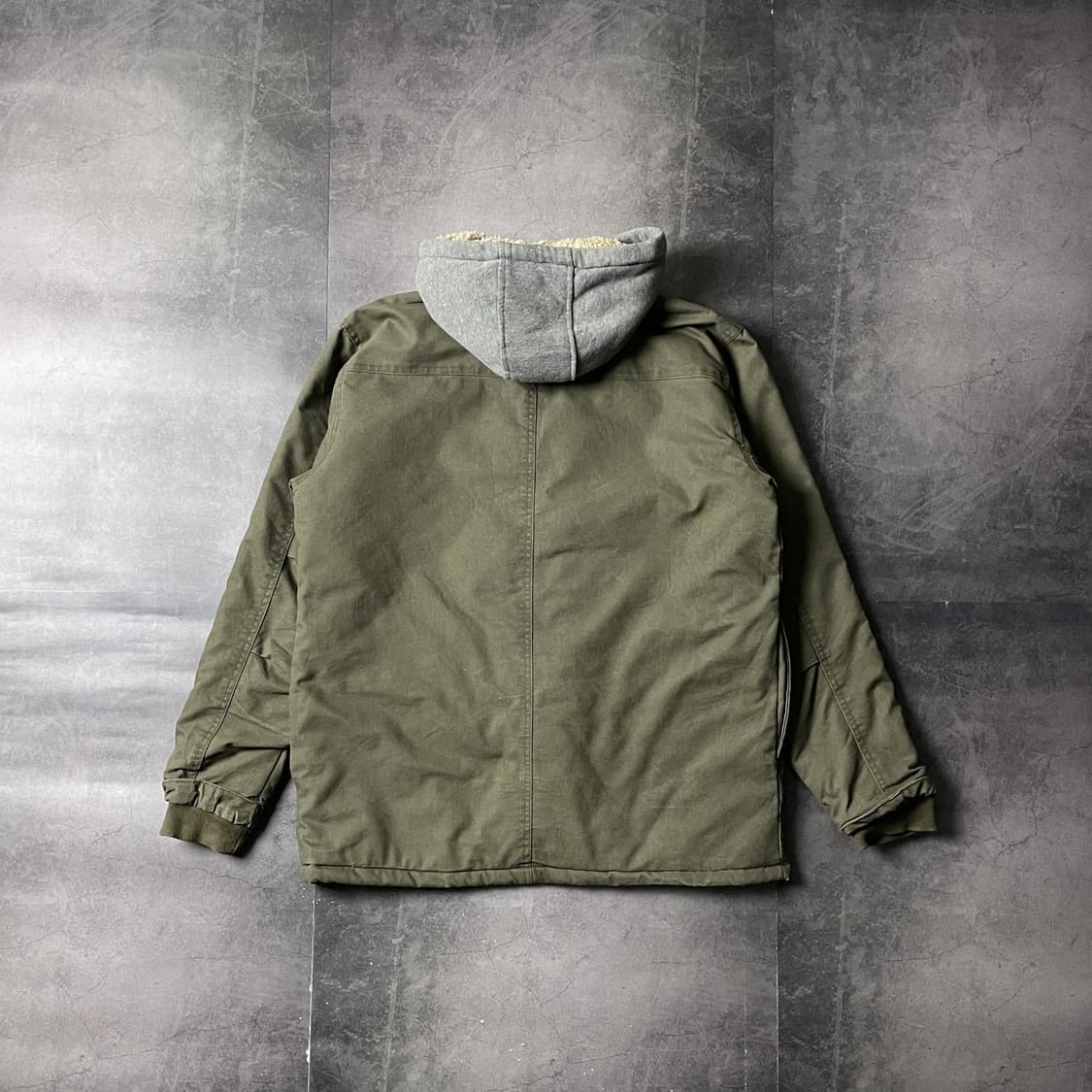 DICKIES 디키즈 빈티지 카키 후드 집업 자켓 A00803 상품이미지7