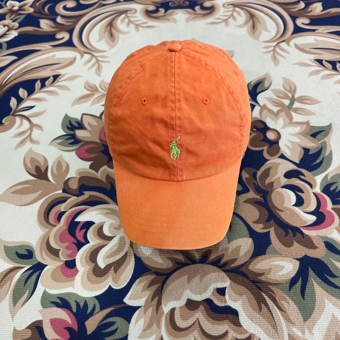 00s폴로 랄프로렌 베이직로고 볼캡(주황색) 상품이미지1
