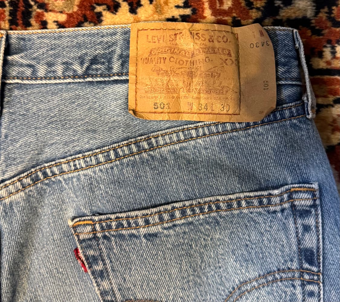 usa 빈티지 리바이스 501 데님 34"(32~33추천) (475) 상품이미지3