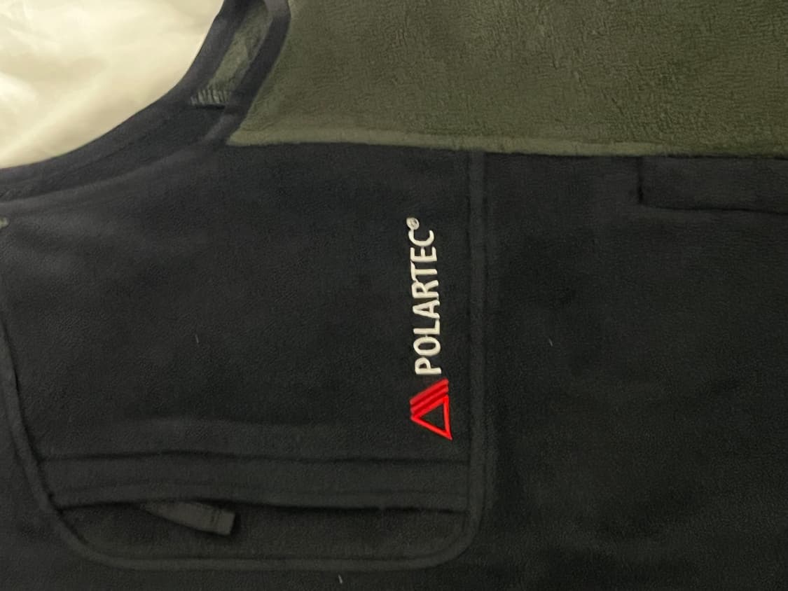 스컬프터 폴라텍 컬러 블락 베스트 그런지 힙 상품이미지3