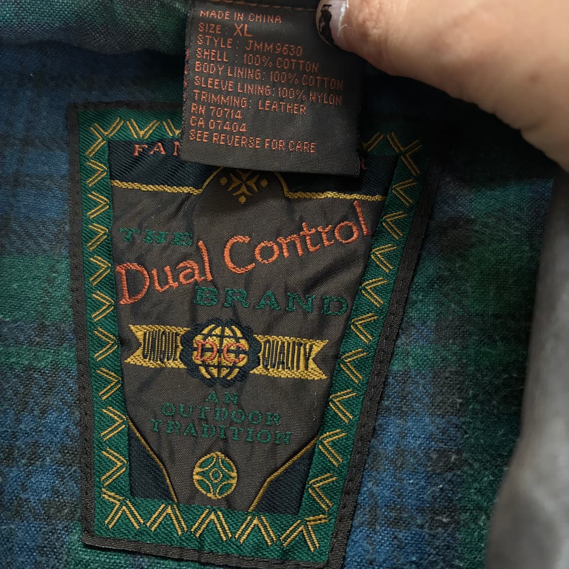 Vintage Dual control 90‘s 파이어맨 덱 자켓 상품이미지6