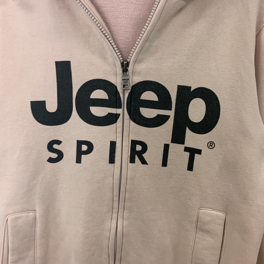 Jeep 지프 스펠아웃 딸기우유 후드집업 상품이미지4