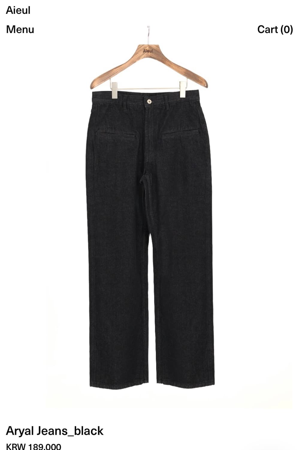 [48] Aieul aryal jeans 상품이미지1
