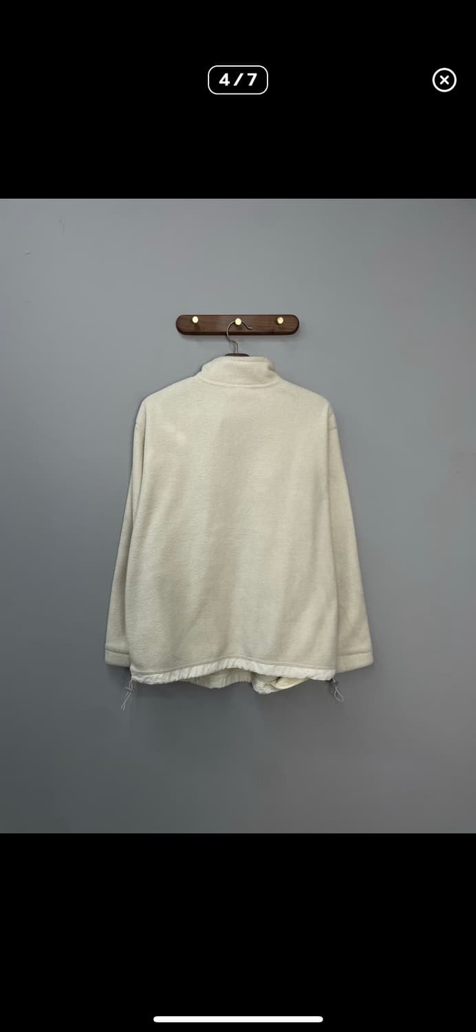 에센셜 아이보리 반집업 플리스 A3437 상품이미지4