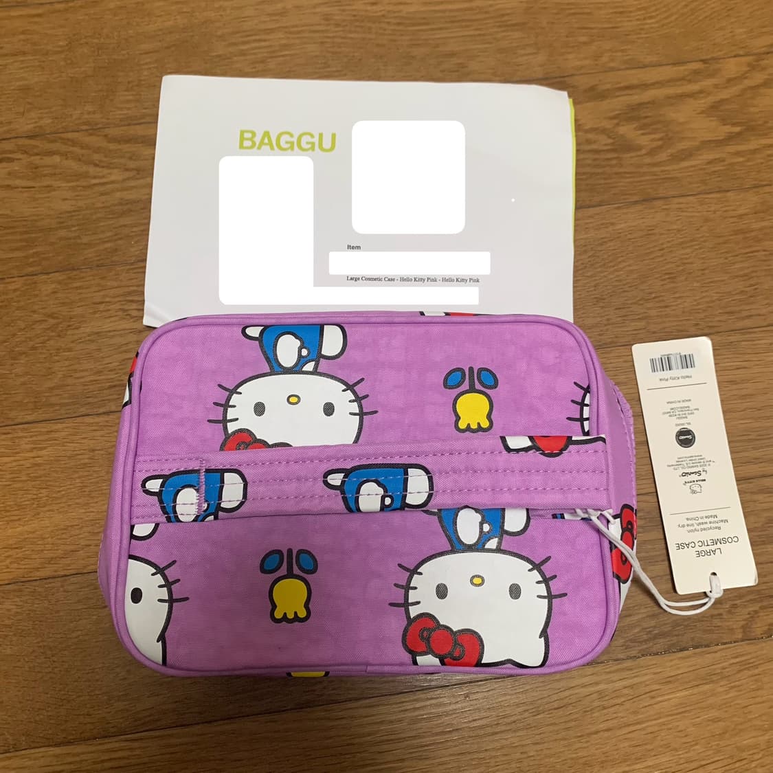 baggu 바쿠백 바쿠 헬로키티 코스메틱 케이스 상품이미지3