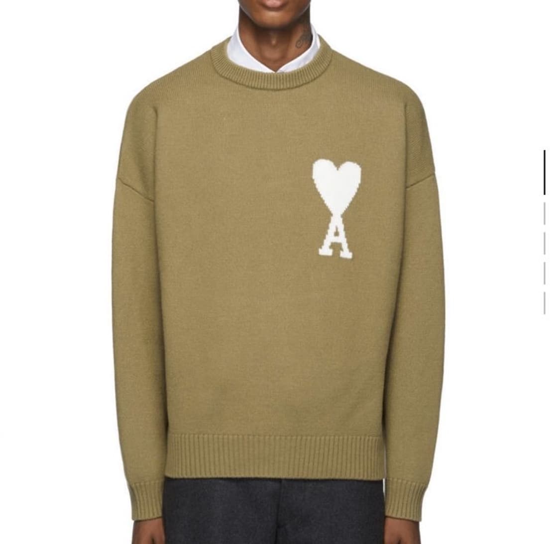 아미 인트라시아 니트 베이지 xl 상품이미지1