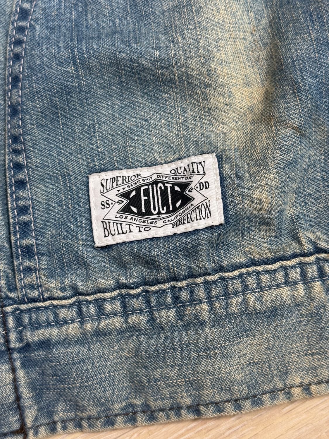 FUCT 퍽트 집업 카펜터 데님 자켓 L 상품이미지5