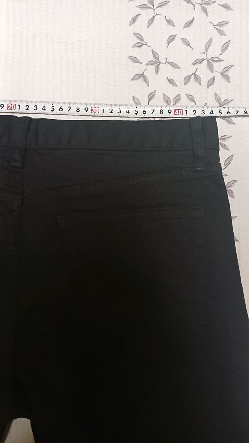 유니클로 슬림블랙진 실측33인치 기장97 상품이미지6