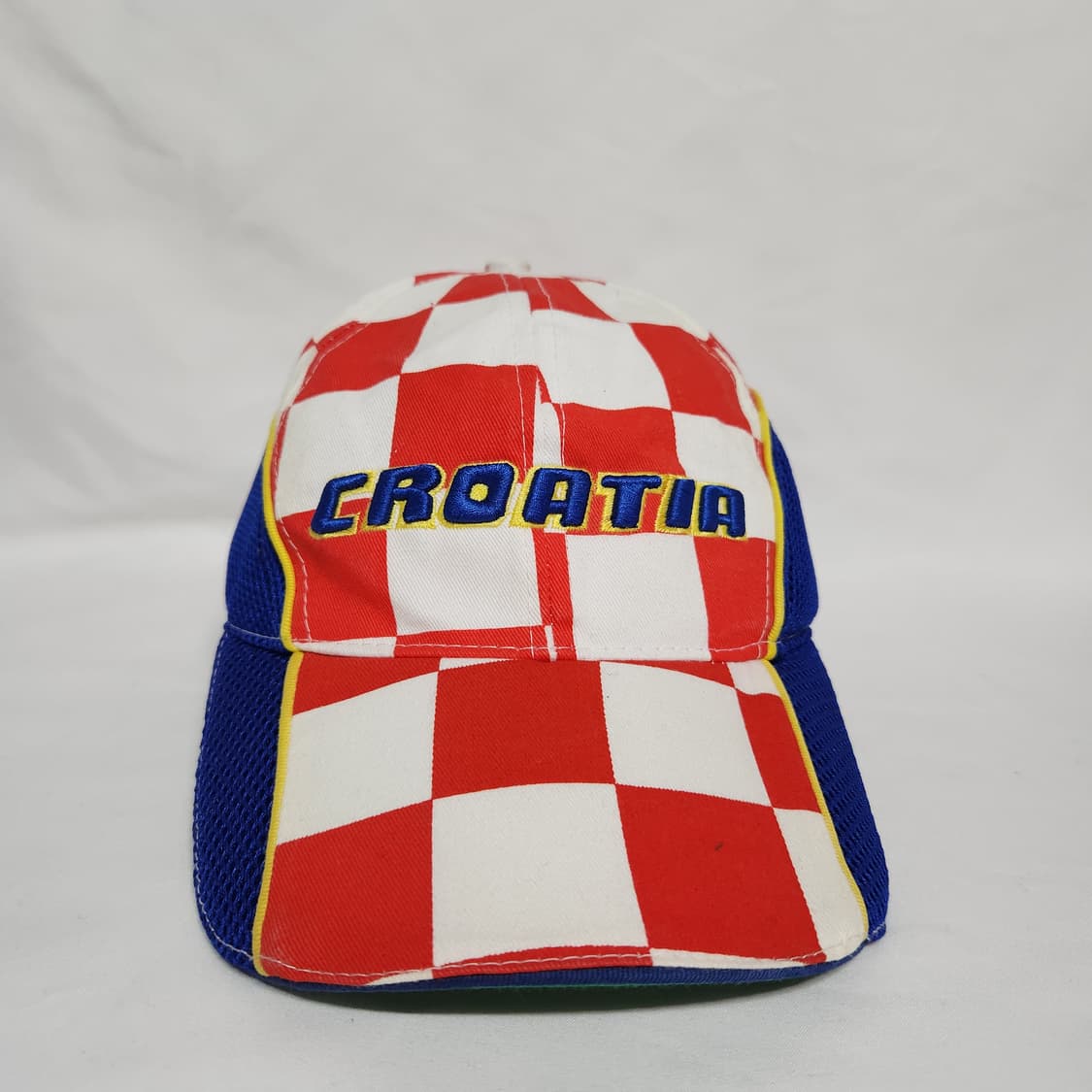 H926 [F] 크로아티아 체크 빈티지 캡 모자 상품이미지1