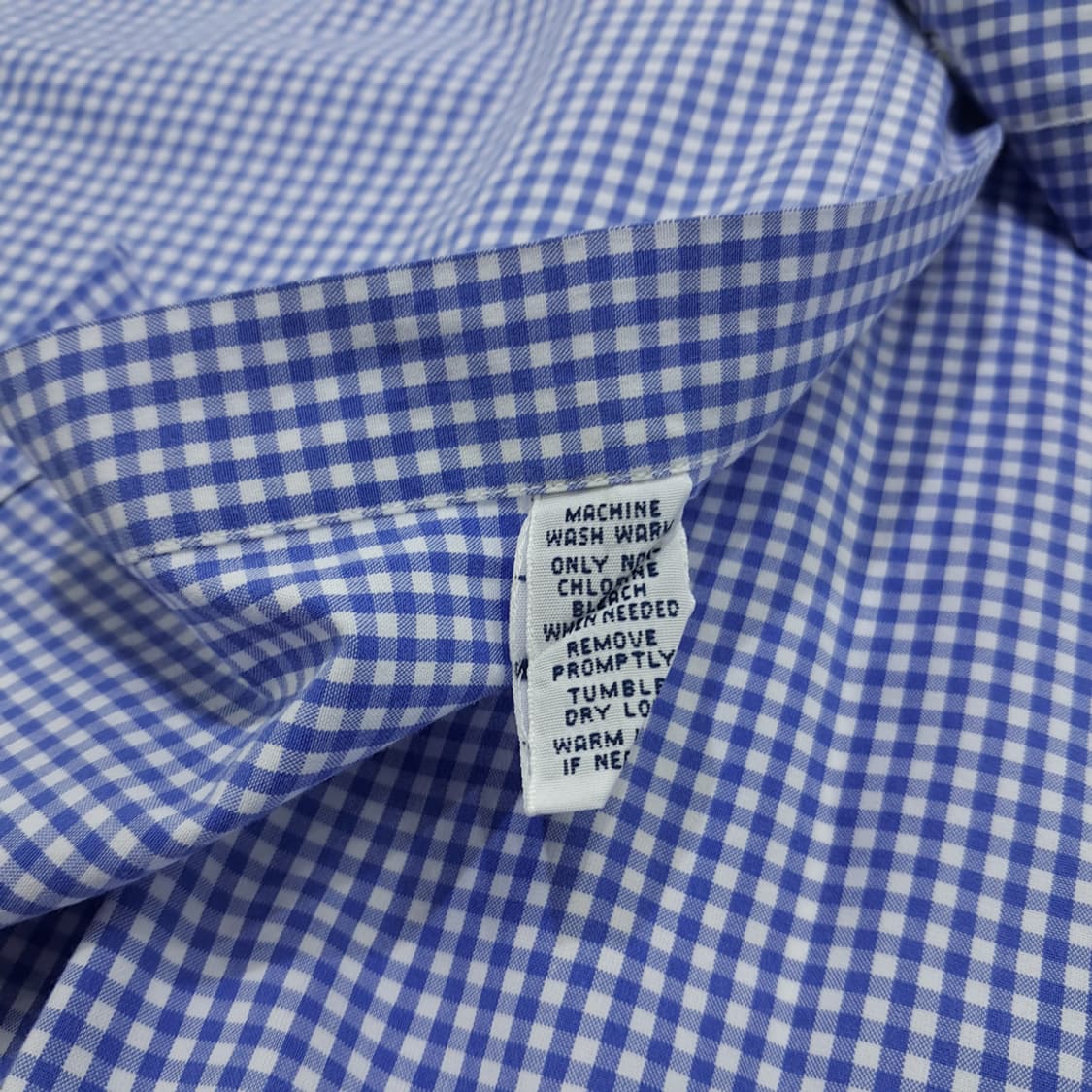 CN831 3XLT 폴로 랄프로렌 블루 마이크로체크 긴팔 셔츠 남방 상품이미지6