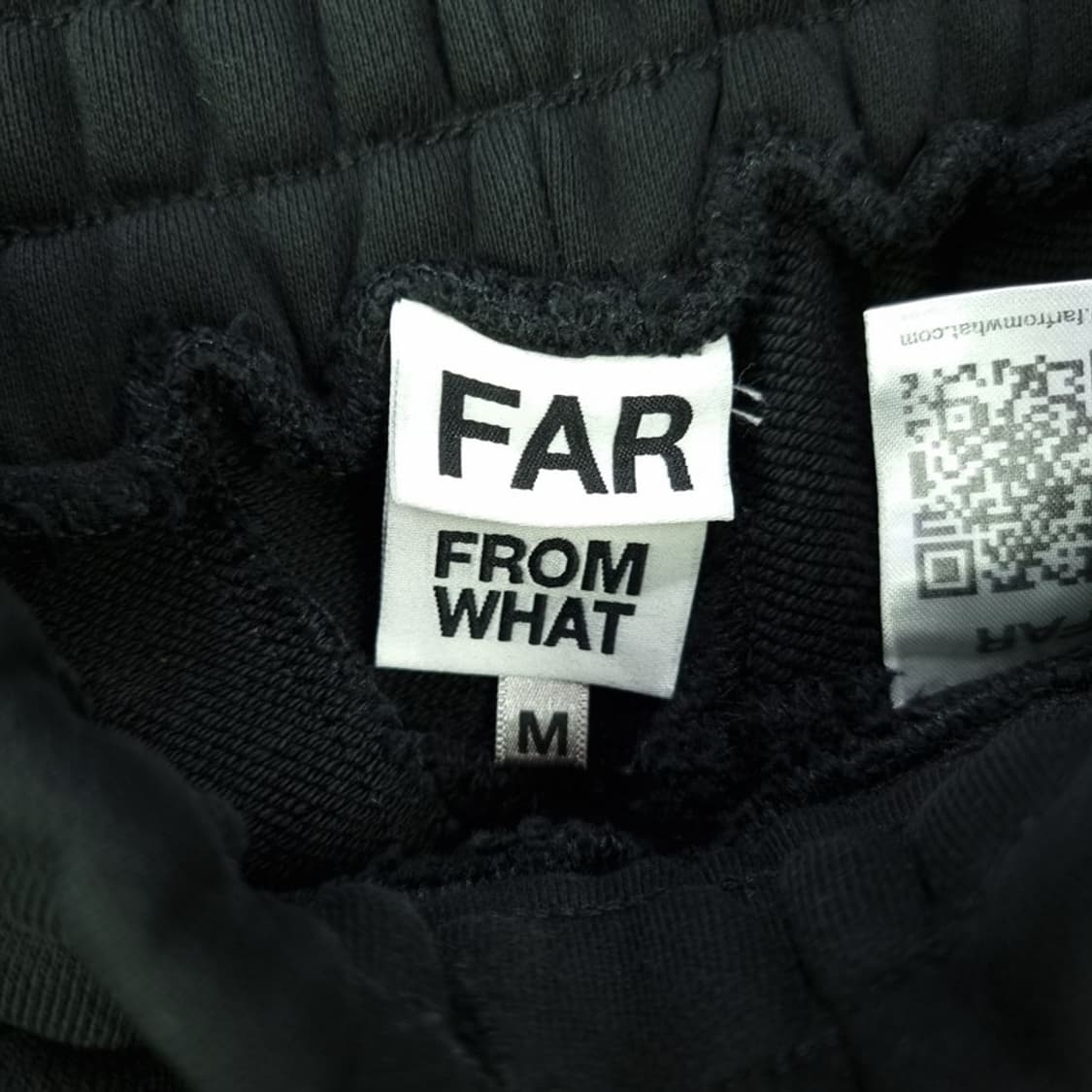 [파아카이브 파프롬왓] 바이커 스웻 팬츠 블랙 M19741 상품이미지8