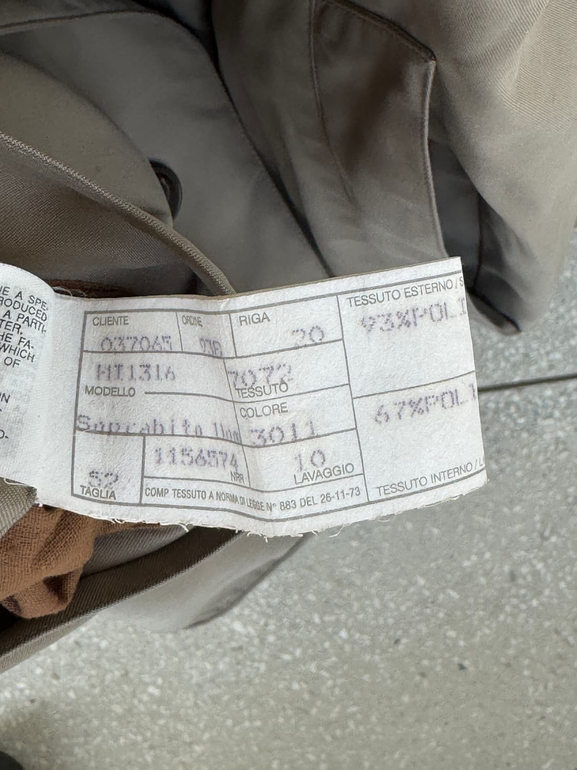 90s giorgio armnai coat 52 상품이미지5