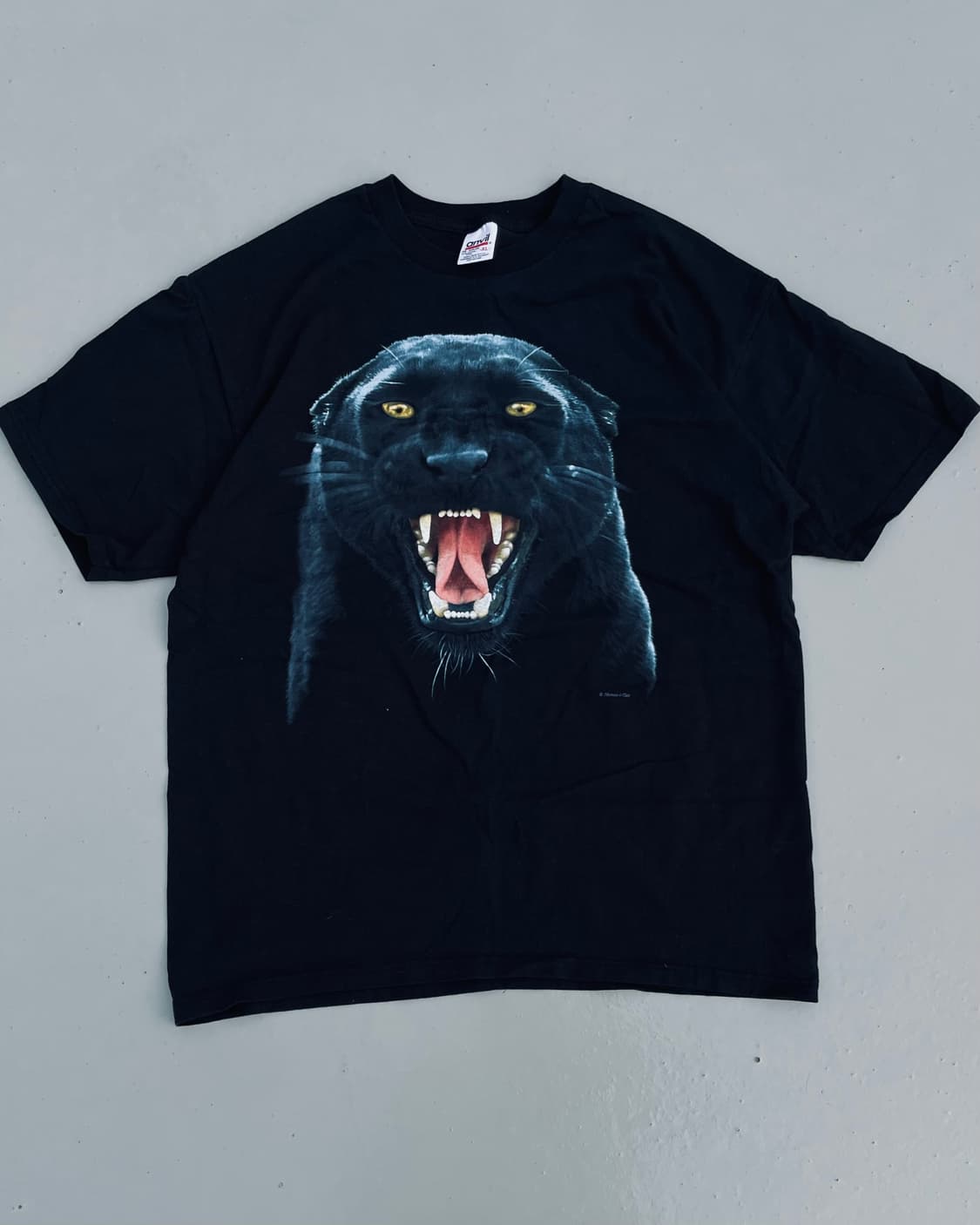90s Black Panther Human-i-Tee T-shirt 상품이미지1
