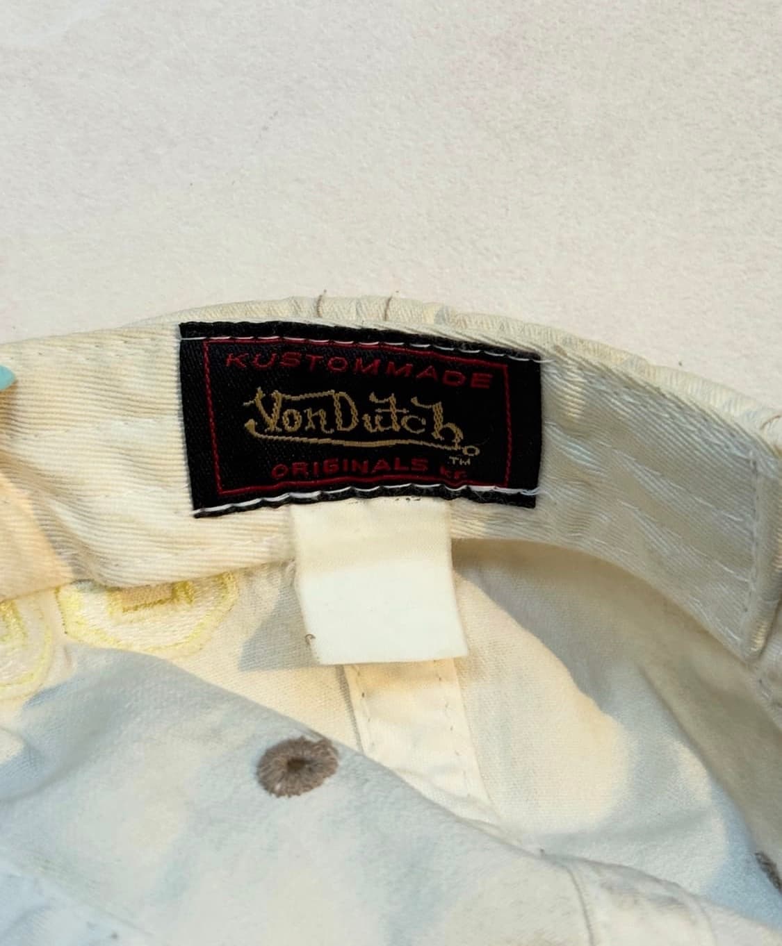Von dutch 아이보리 볼캡 상품이미지6