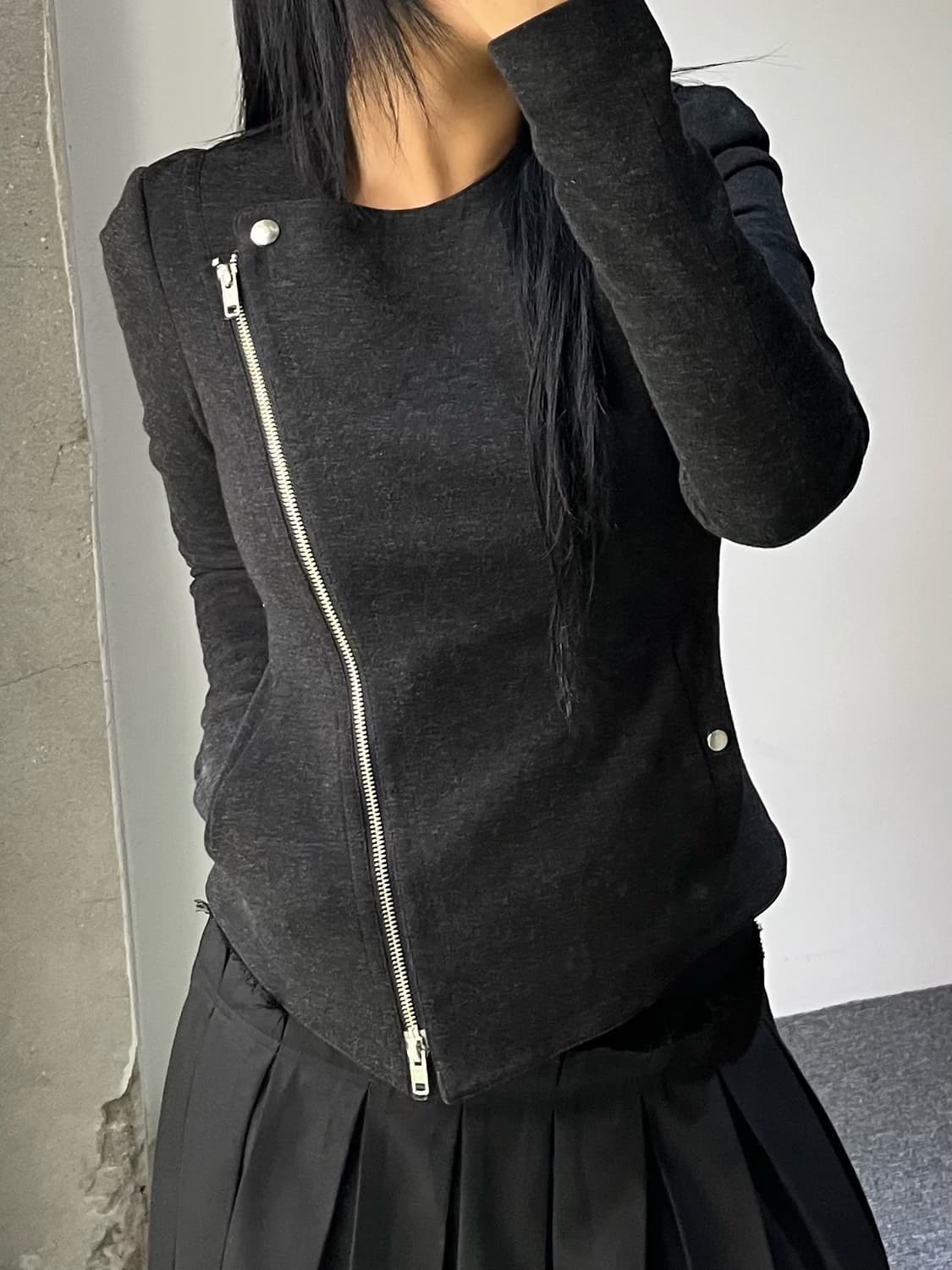 띠어리 다이애그널 집 자켓 상품이미지1