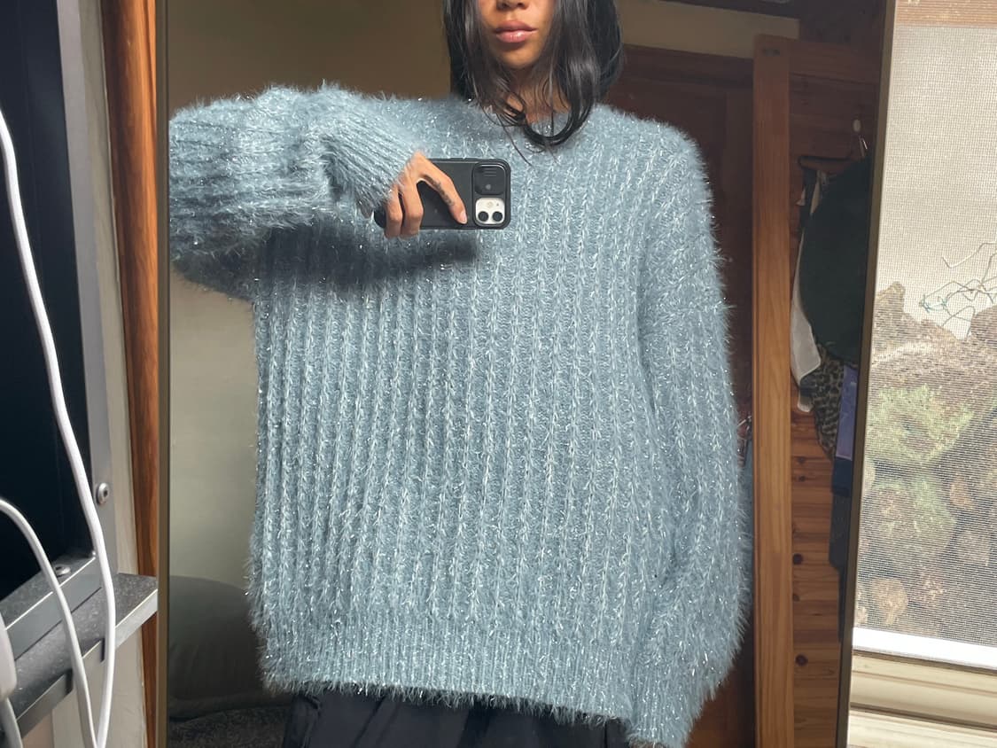 Cider 양모 퍼지 스웨터 새상품 상품이미지1