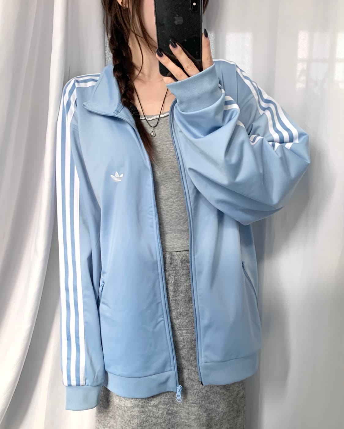 Adidas 아디다스 스카이블루 BB 트랙탑 상품이미지10