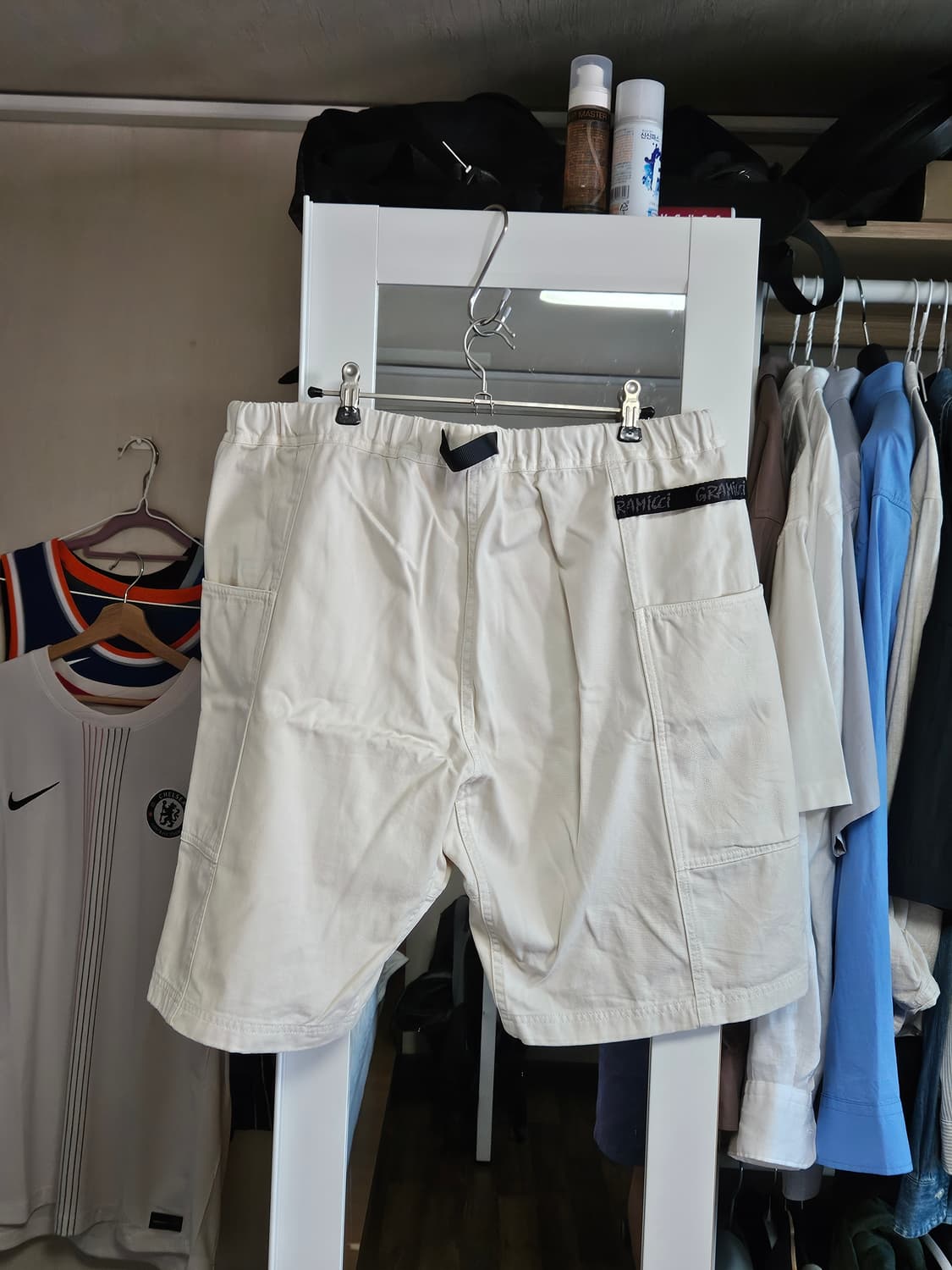 그라미치) 가젯 쇼츠 Greige/XL 상품이미지2