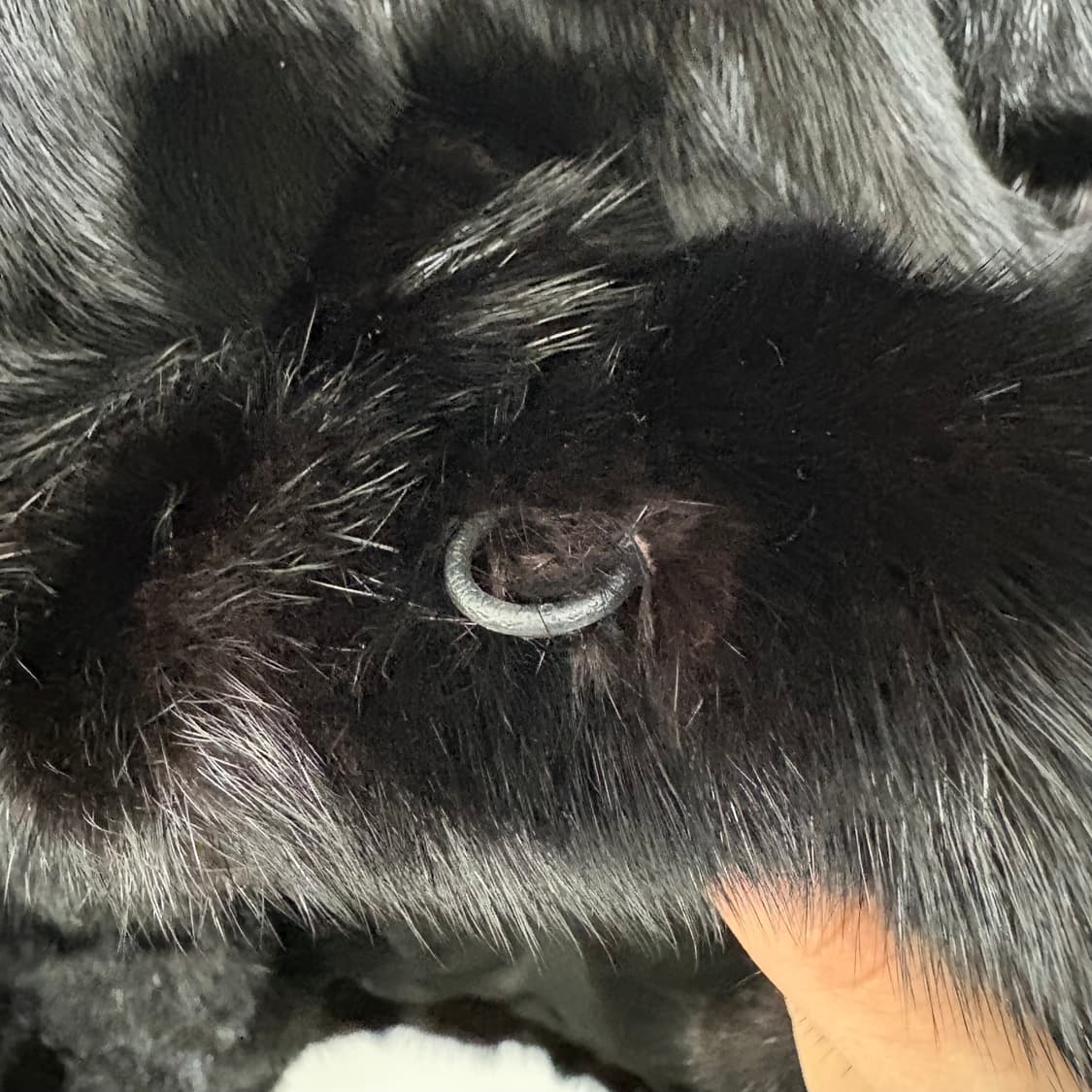 Silver Iemura 블랙 밍크 코트 여/M 상품이미지4