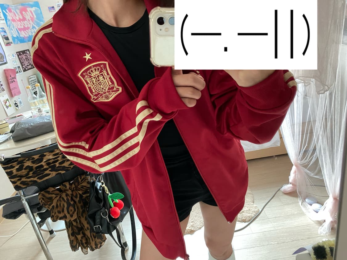 아디다스 스페인 국대 버건디 금장 져지 상품이미지1