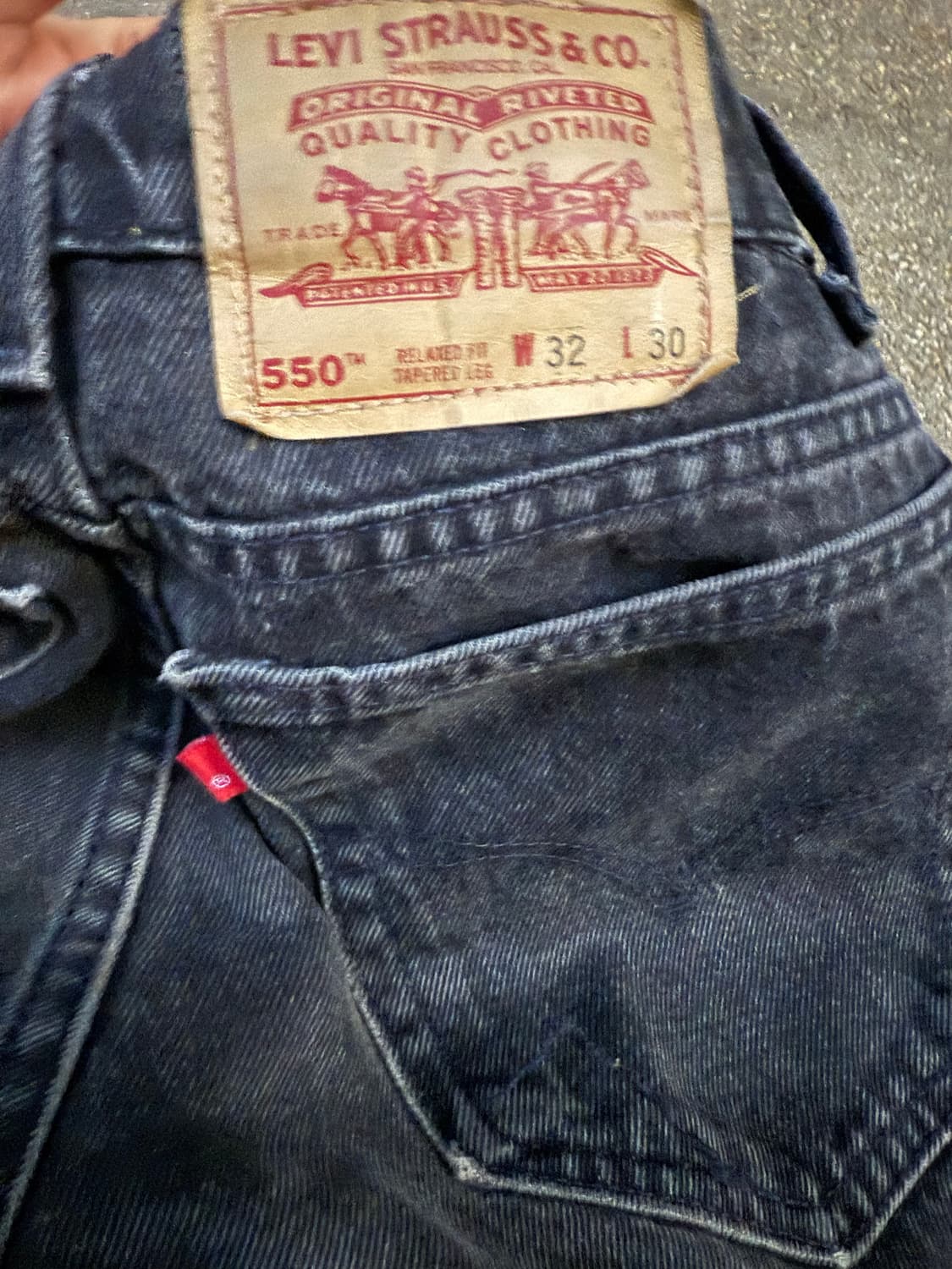 리바이스 550 흑청 상품이미지3