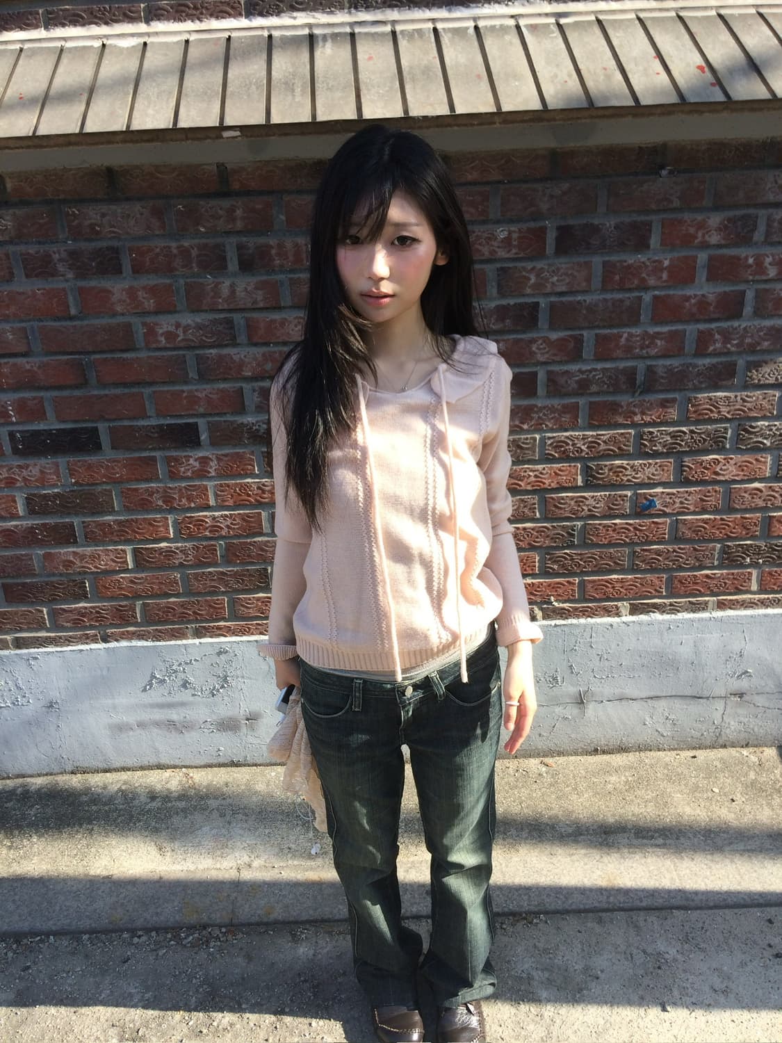 pink collar knit top 상품이미지4