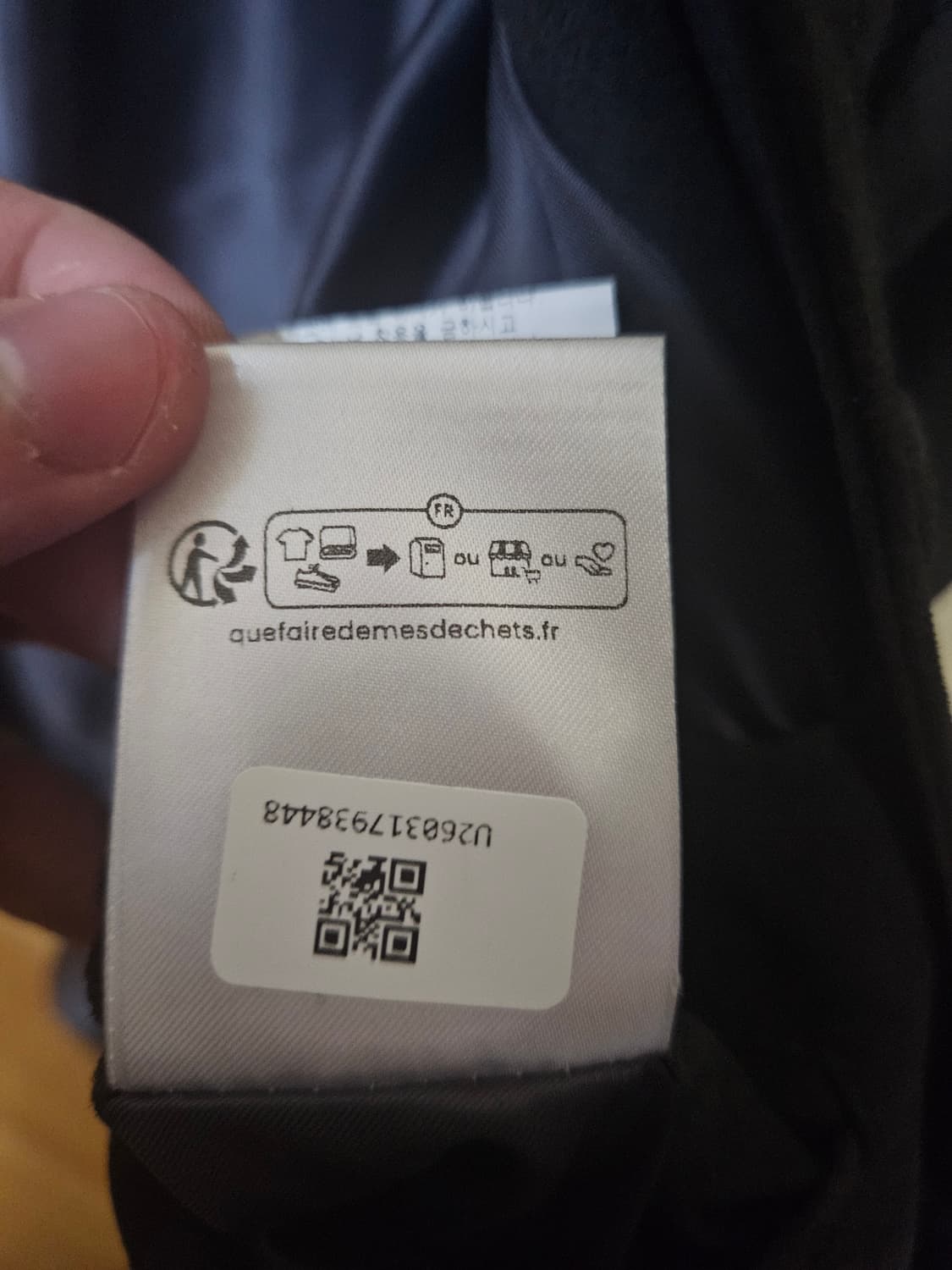 105 XL) 오피신 제네랄 염소가죽 고트스킨 스웨이드 A-2 블루종 상품이미지7