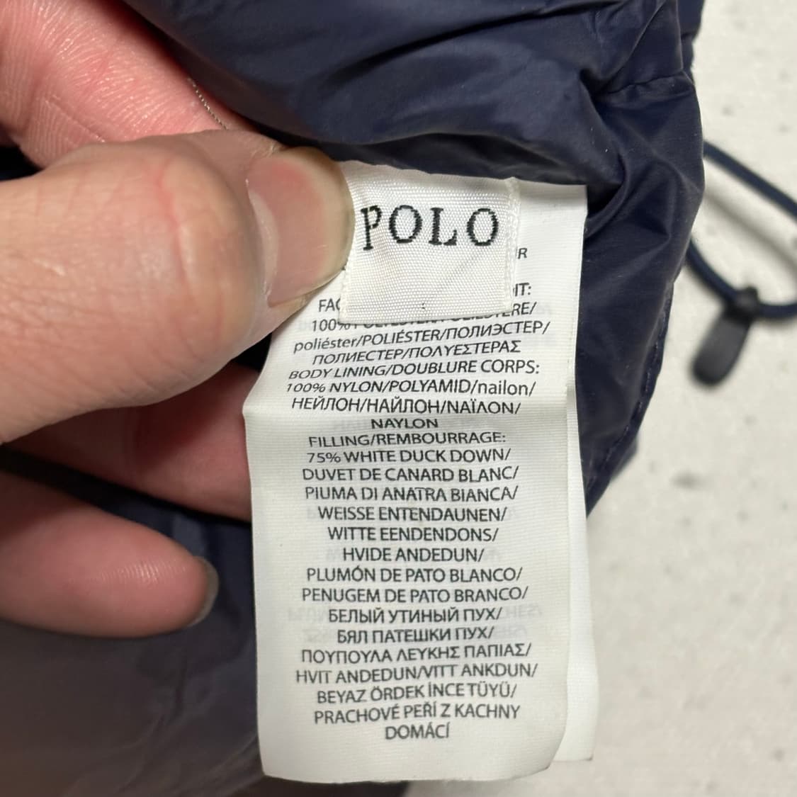 Polo Ralph Lauren 패치워크 패딩 조끼 베스트 상품이미지4