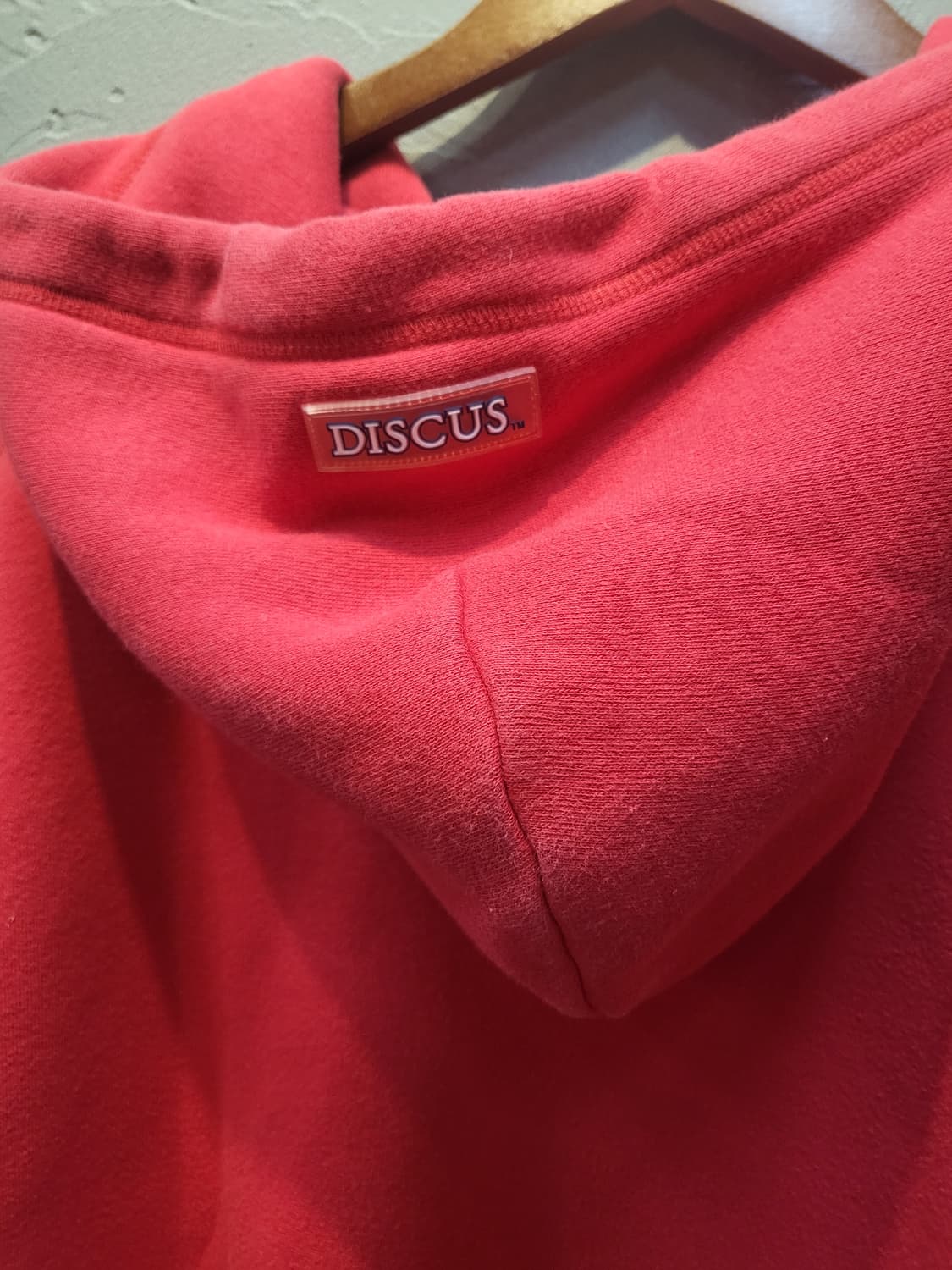 Discus 빨간색 후드티 상품이미지4