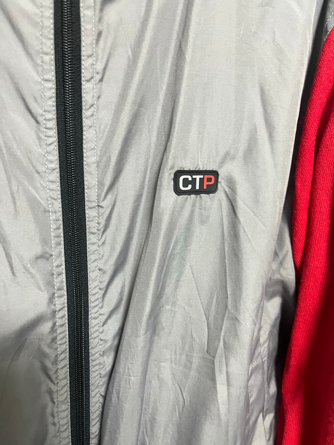 센터폴 CTP 리버시블 니트 집업 레드 상품이미지6