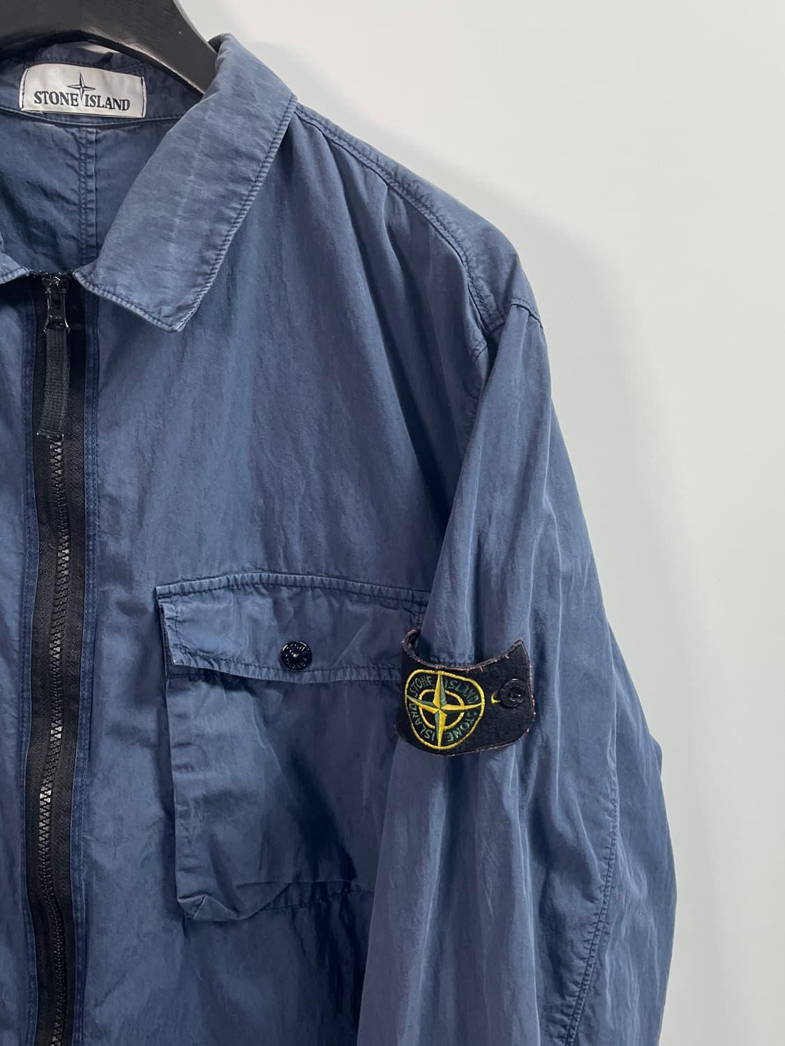 스톤아일랜드 올드이펙트 와펜 셔츠 자켓 (on.413) 상품이미지4
