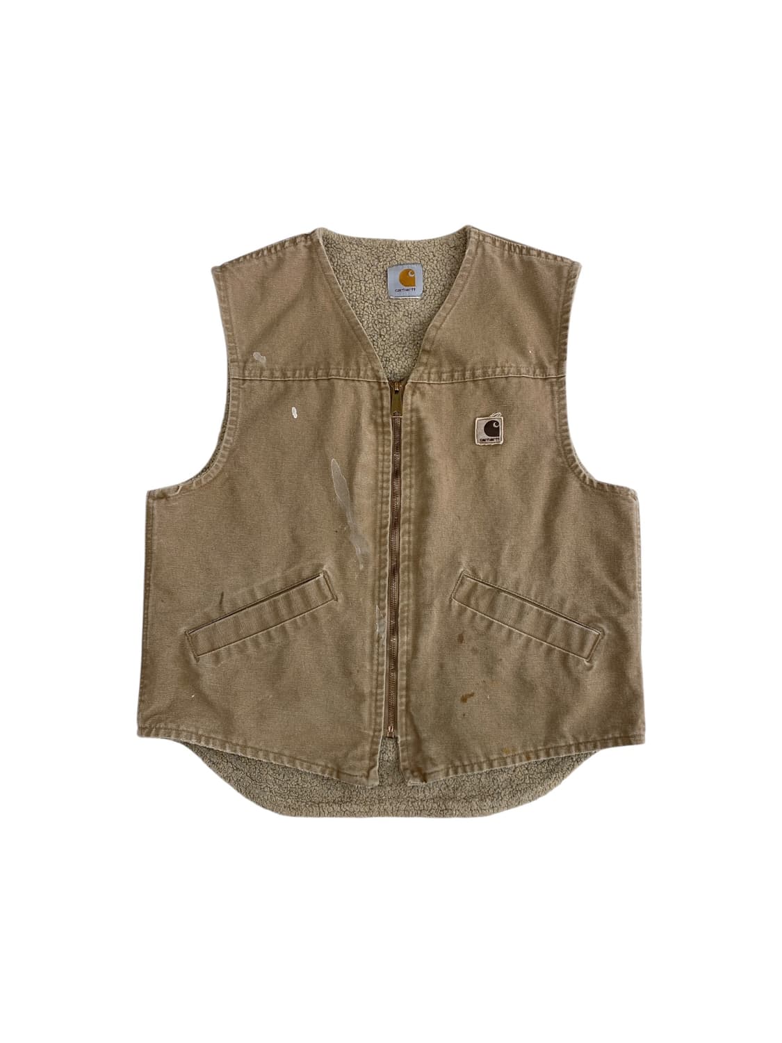 90's 칼하트 덕 캔버스 쉐르파 베스트  상품이미지1