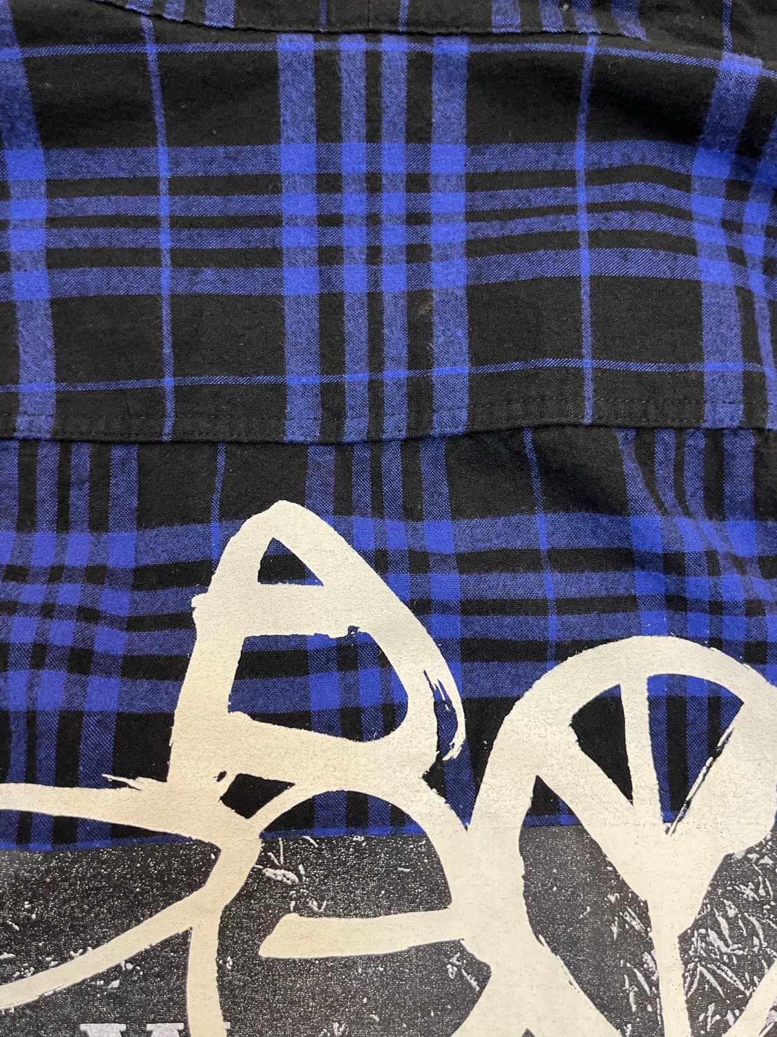 디스이즈네버뎃 체크 후드 셔츠 블루 L #csz2207 상품이미지9